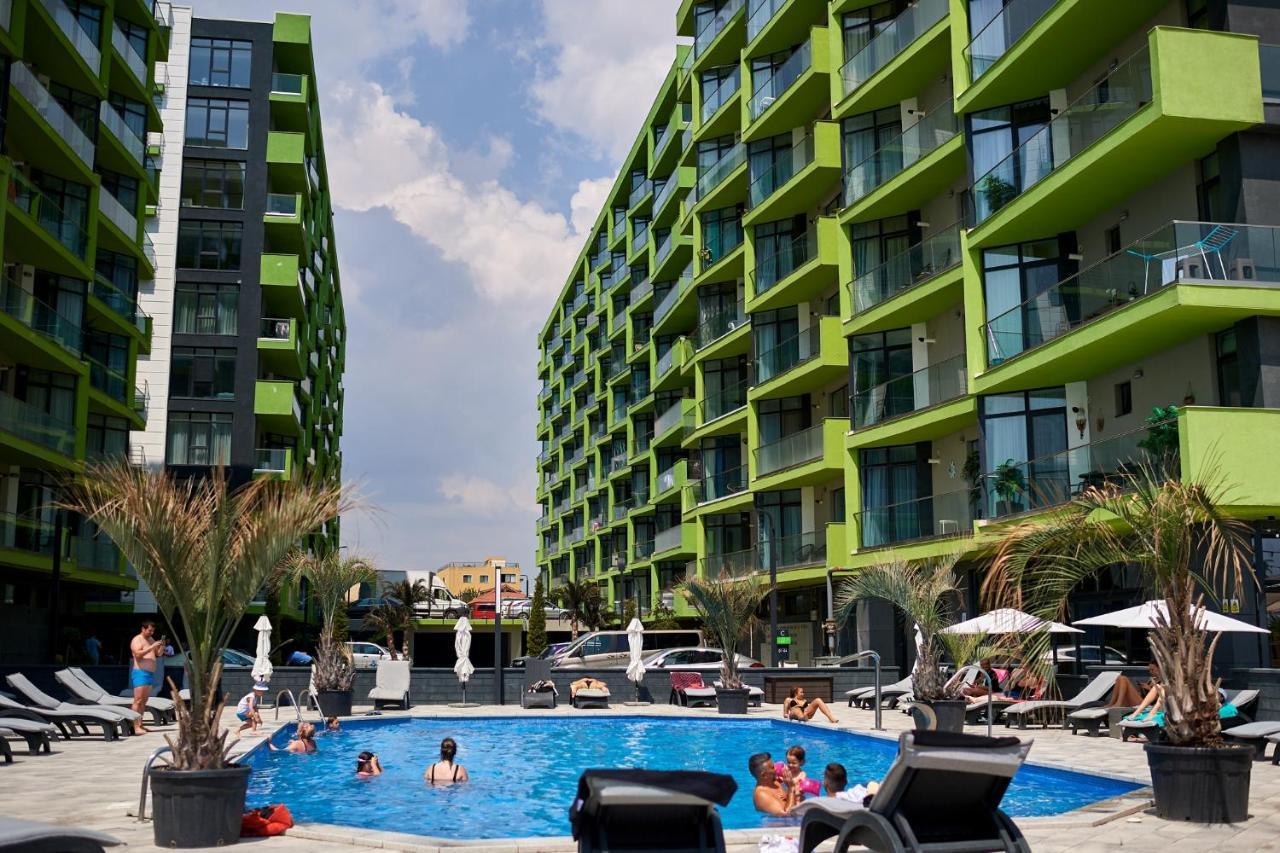 Sunfest Aparthotel Pool & Spa Mamaia Nord Năvodari Exterior foto